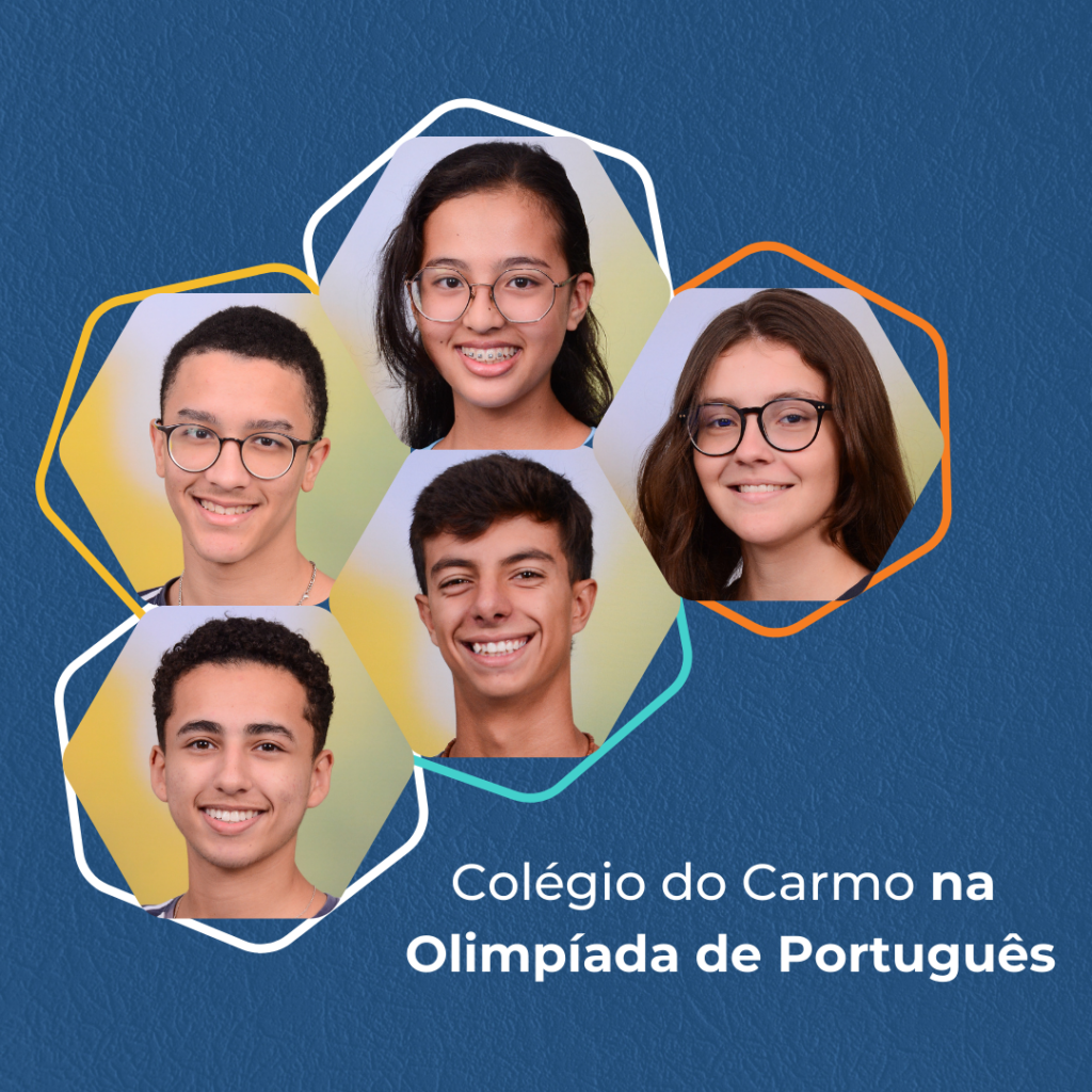 cinco alunos do colégio do carmo receberam premiações da participação da olimpíada de portugês